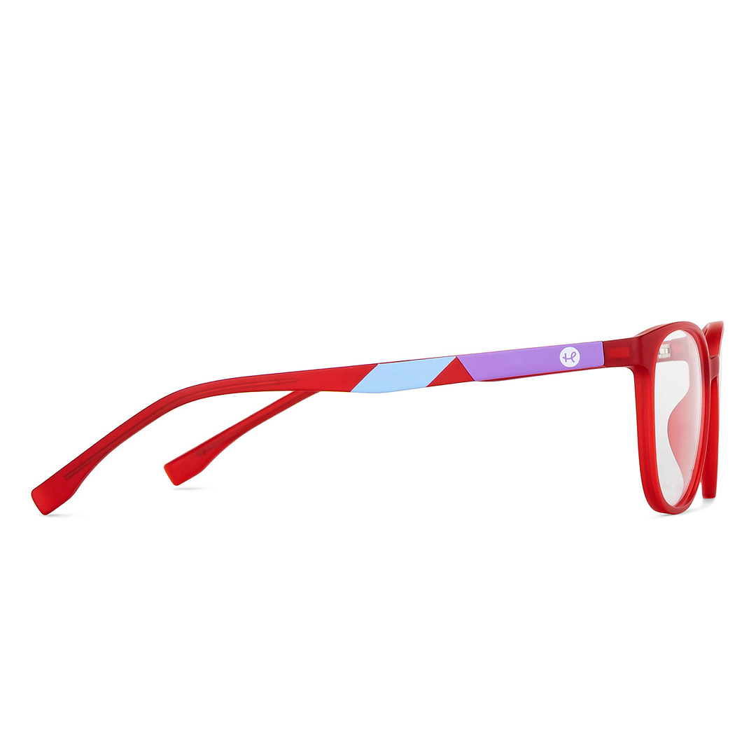 Hooper Online Red Full Rim Rectangle left side