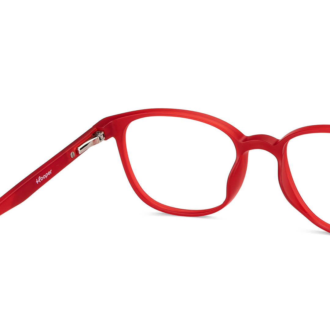 Hooper Online Red Full Rim Rectangle right side