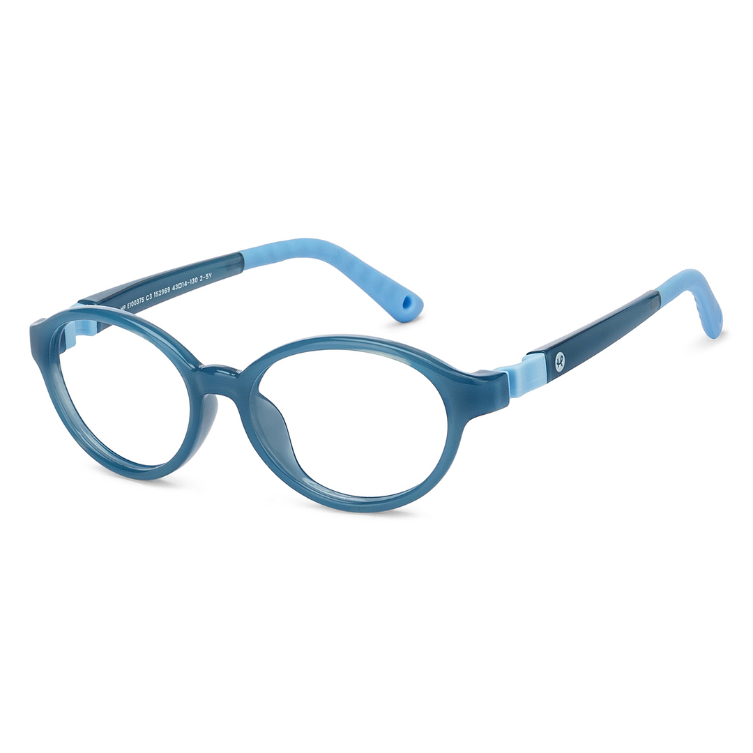 Hooper Online Sky Blue Full Rim Round left side