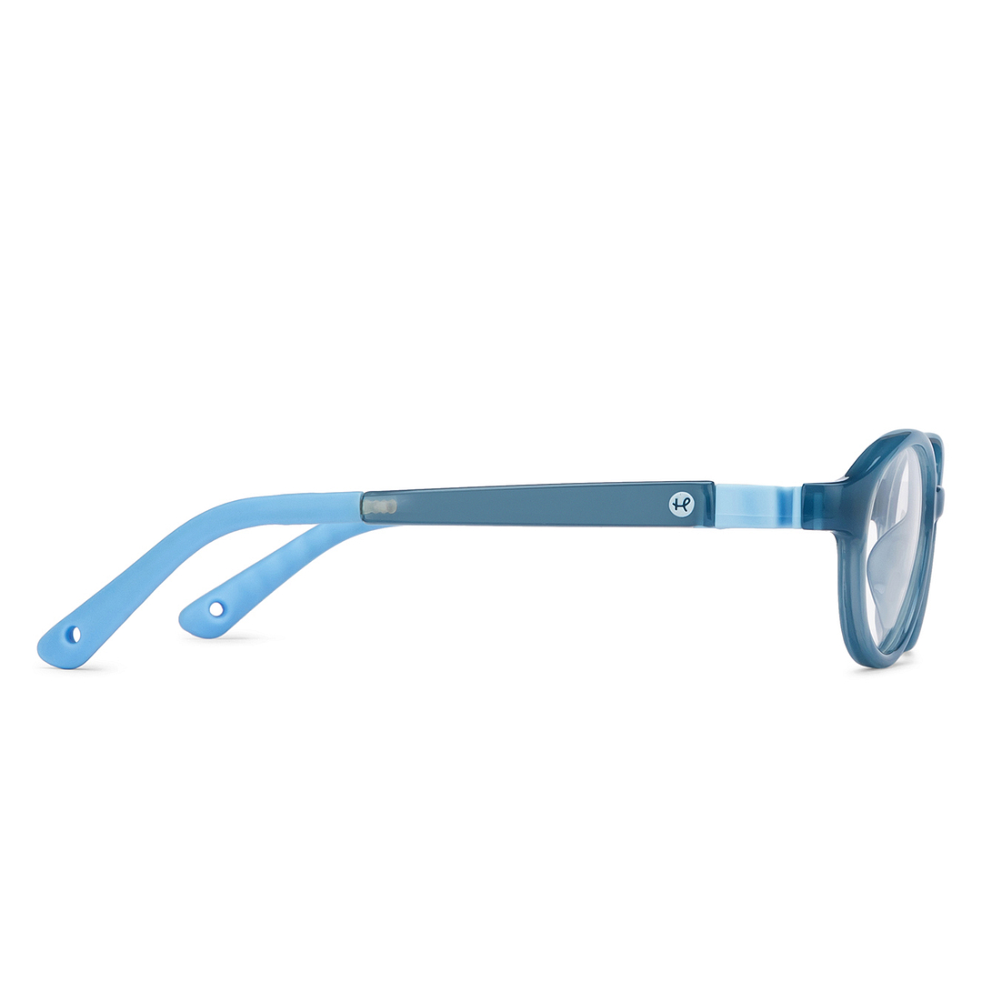 Hooper Online Sky Blue Full Rim Round left side