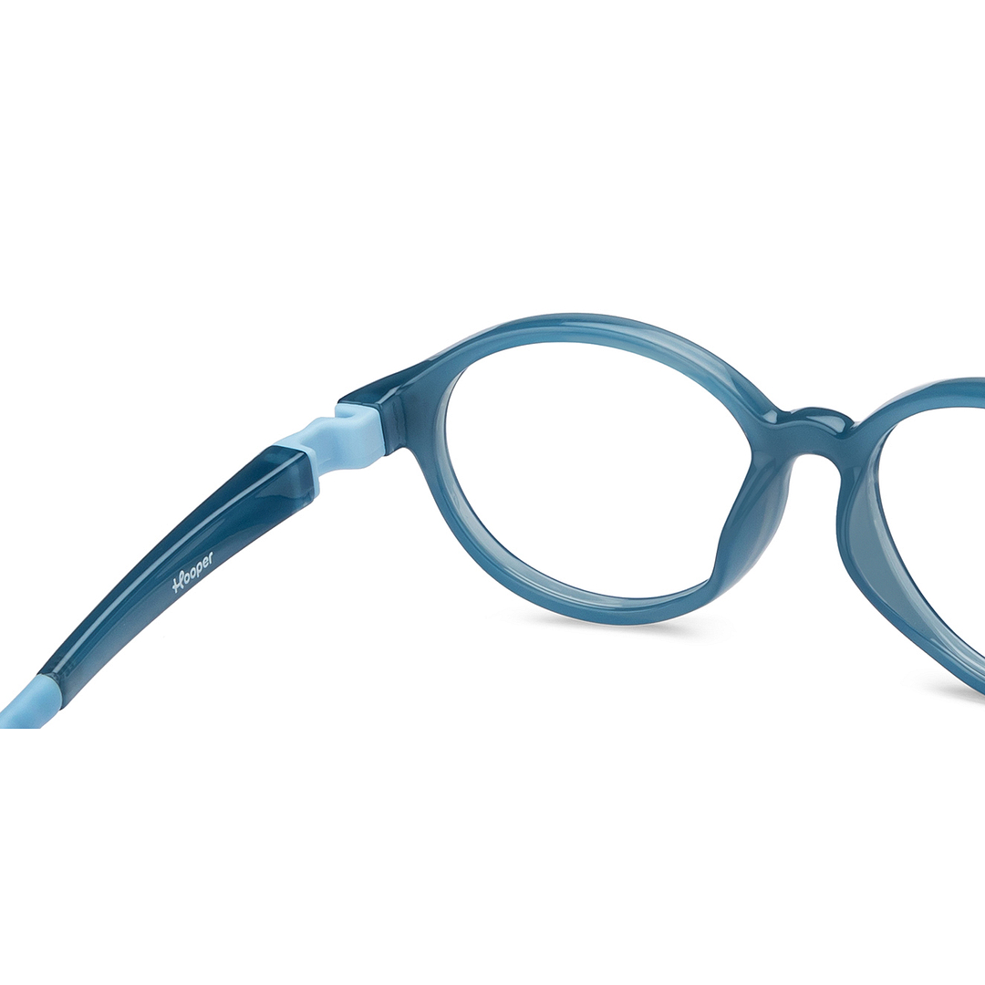 Hooper Online Sky Blue Full Rim Round right side