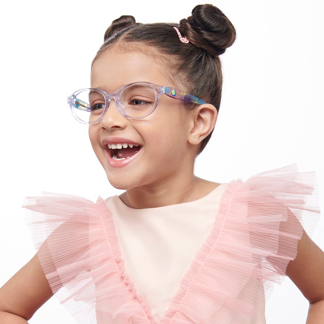 Hooper Online Purple Full Rim Oval left side