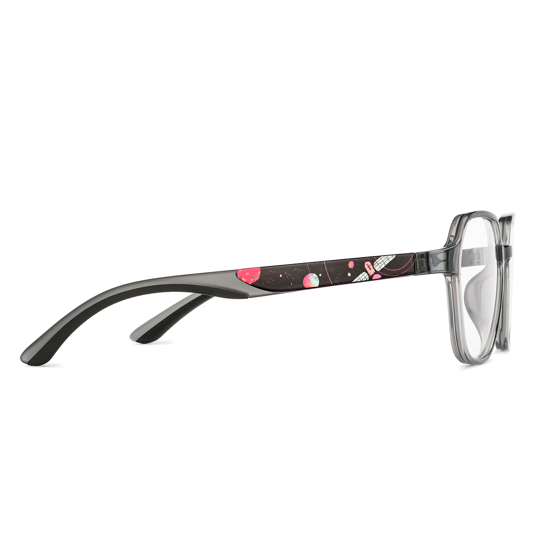 Hooper Light Grey Full Rim Geometric right side