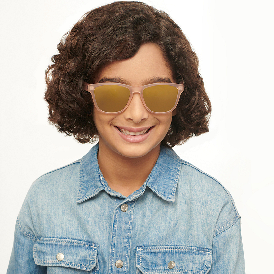 Hooper Pink Full Rim Square left side