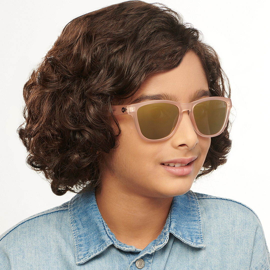 Hooper Pink Full Rim Square right side