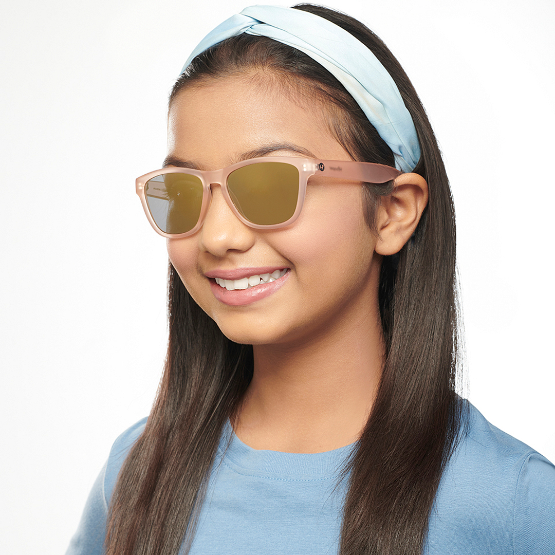 Hooper Pink Full Rim Square left side