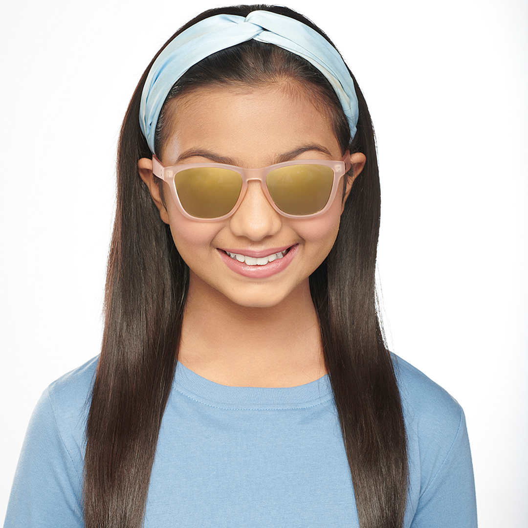 Hooper Pink Full Rim Square right side