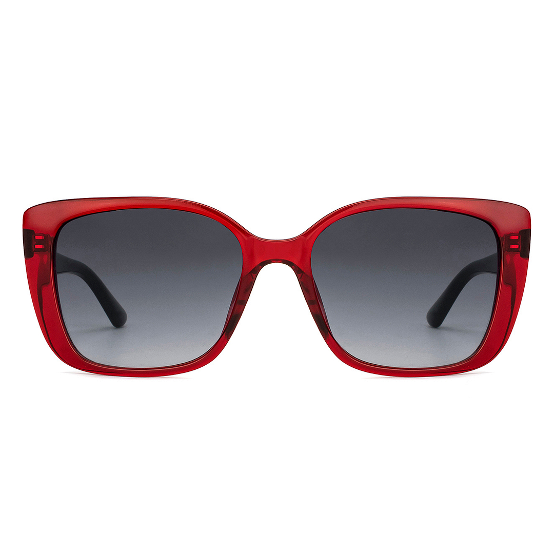 Hooper Red Full Rim Square right side