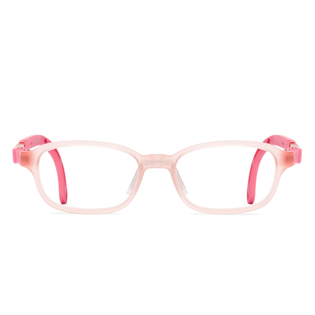Hooper Pink Transparent Full Rim Rectangle right side