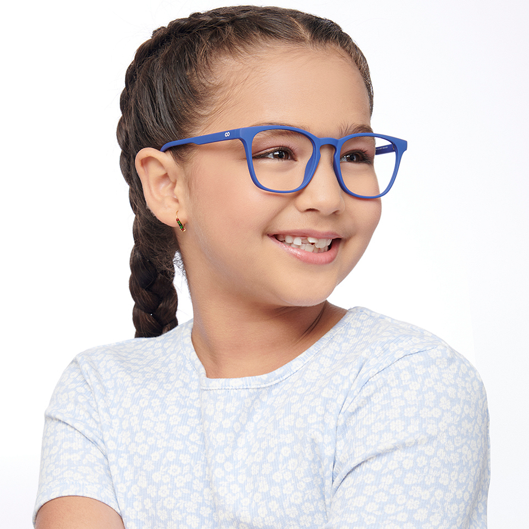 Hooper Midnight Blue Full Rim Square left side