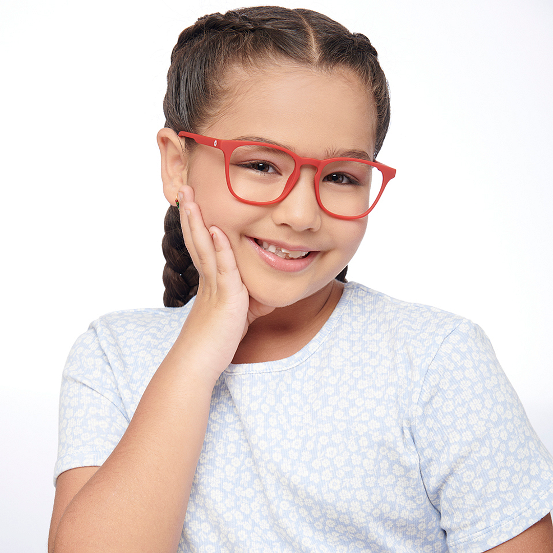 Hooper Online Monza Red Full Rim Square left side