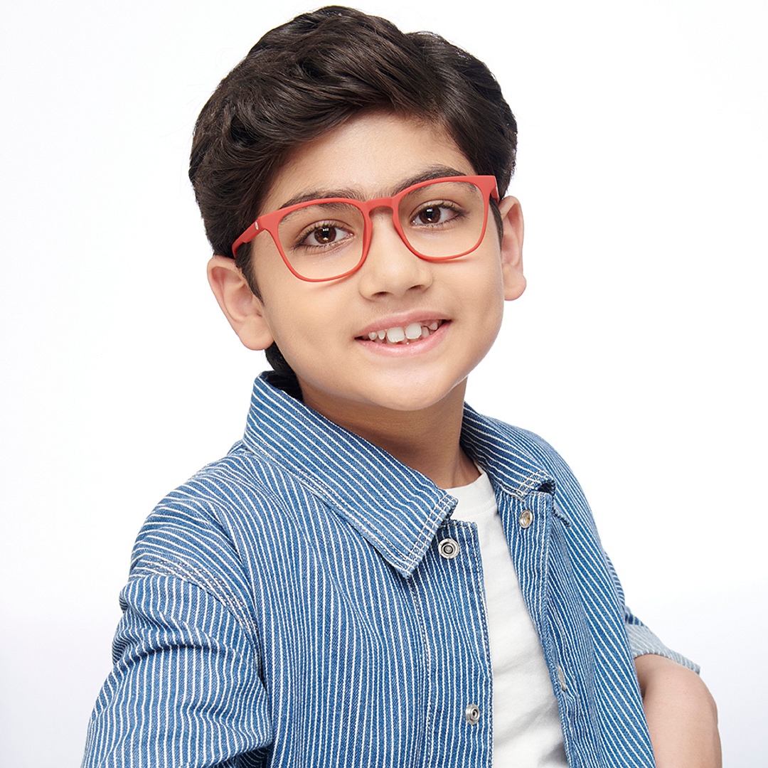 Hooper Online Monza Red Full Rim Square left side