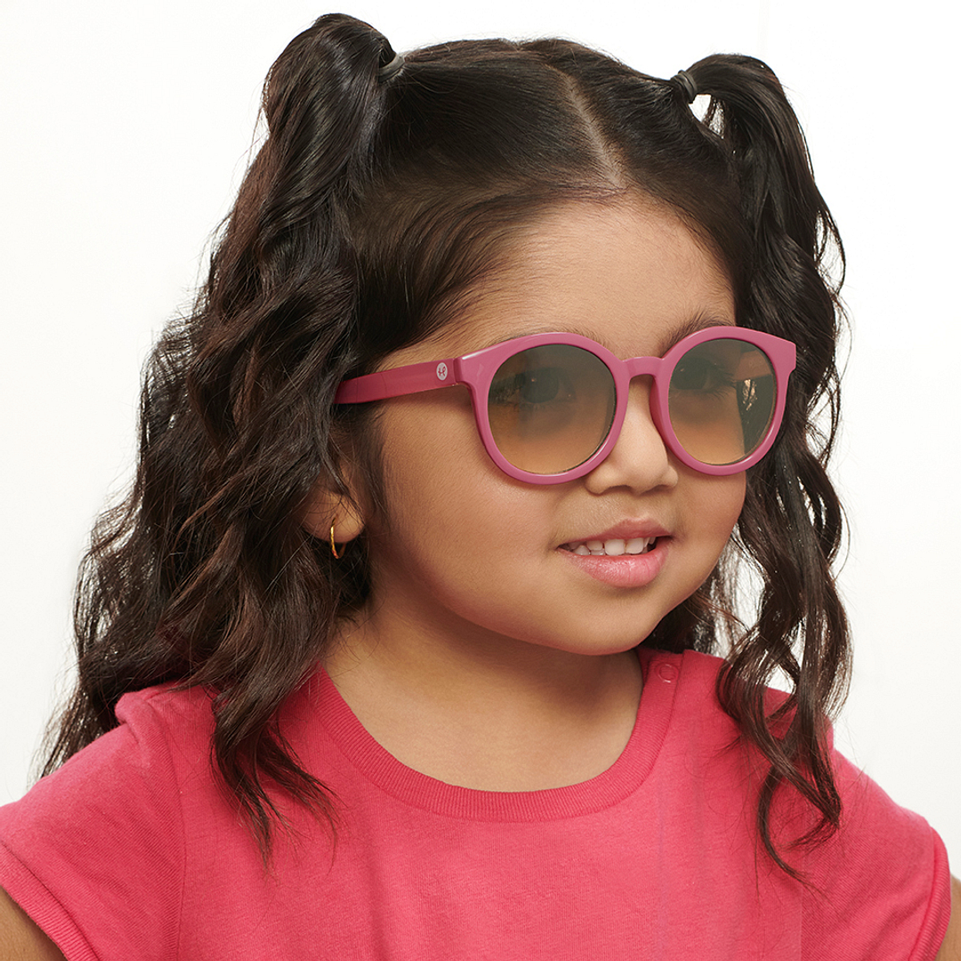 Hooper Pink Full Rim Round left side