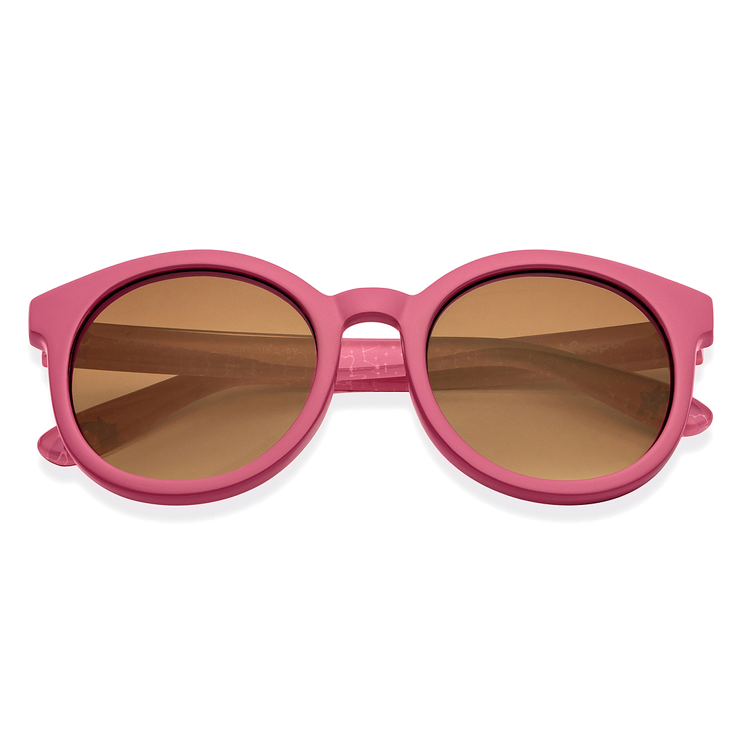 Hooper Pink Full Rim Round left side