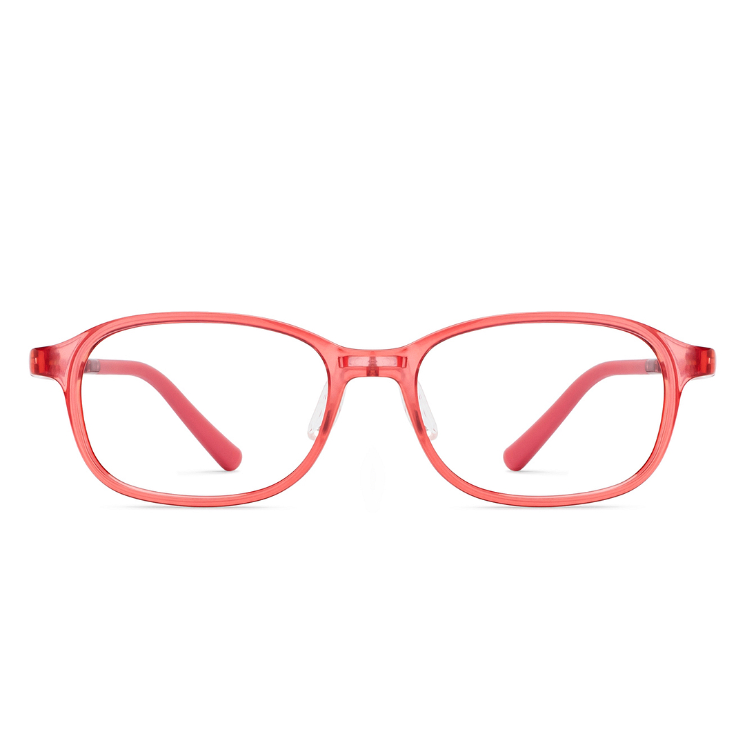 Hooper Pink Full Rim Rectangle right side