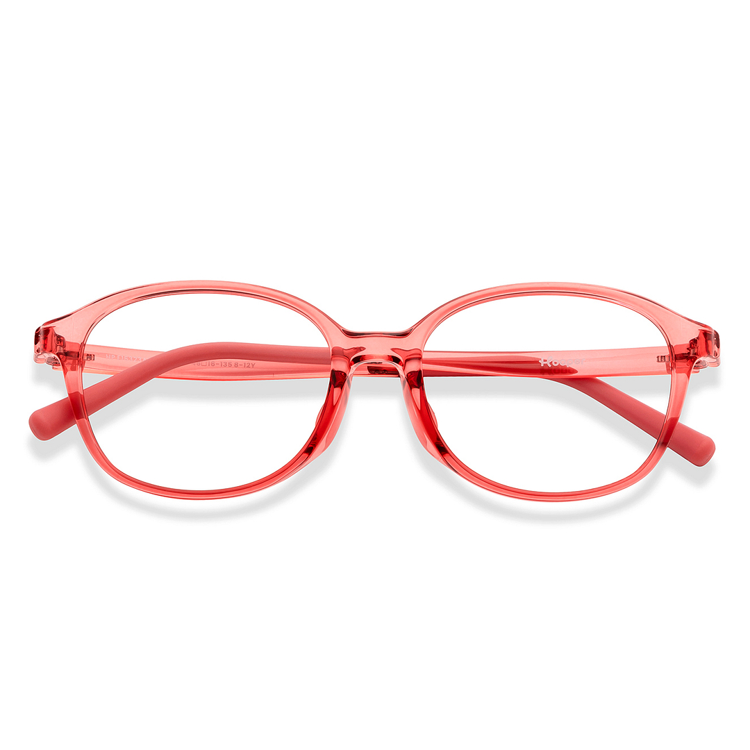 Hooper Pink Full Rim Square left side