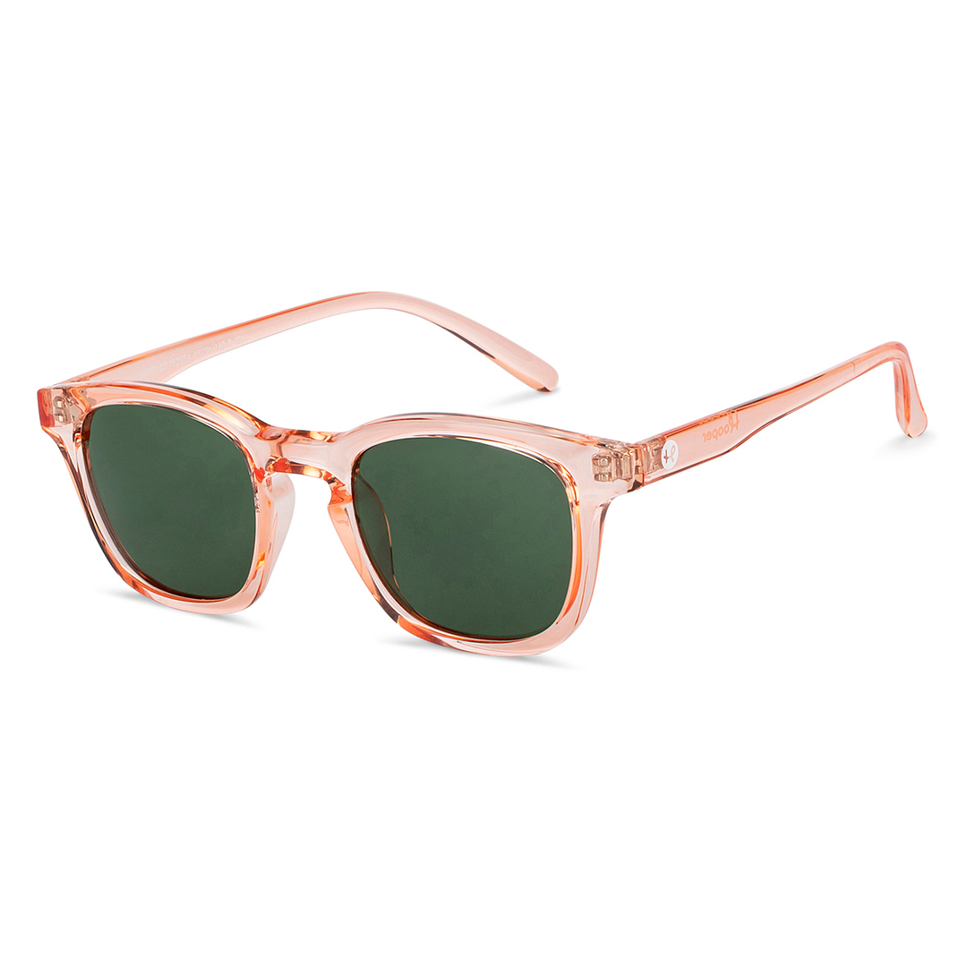 Hooper Pink Transparent Full Rim Square right side