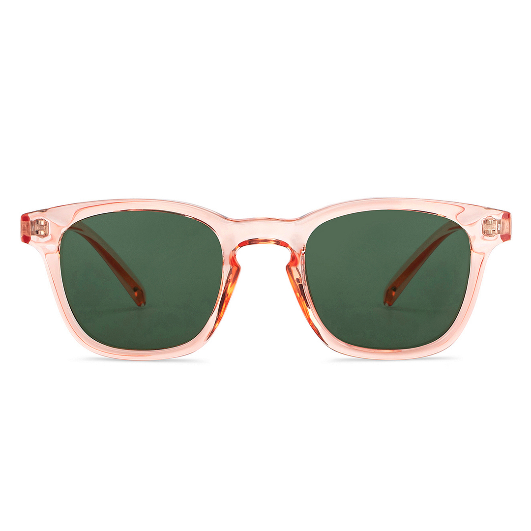 Hooper Pink Transparent Full Rim Square right side