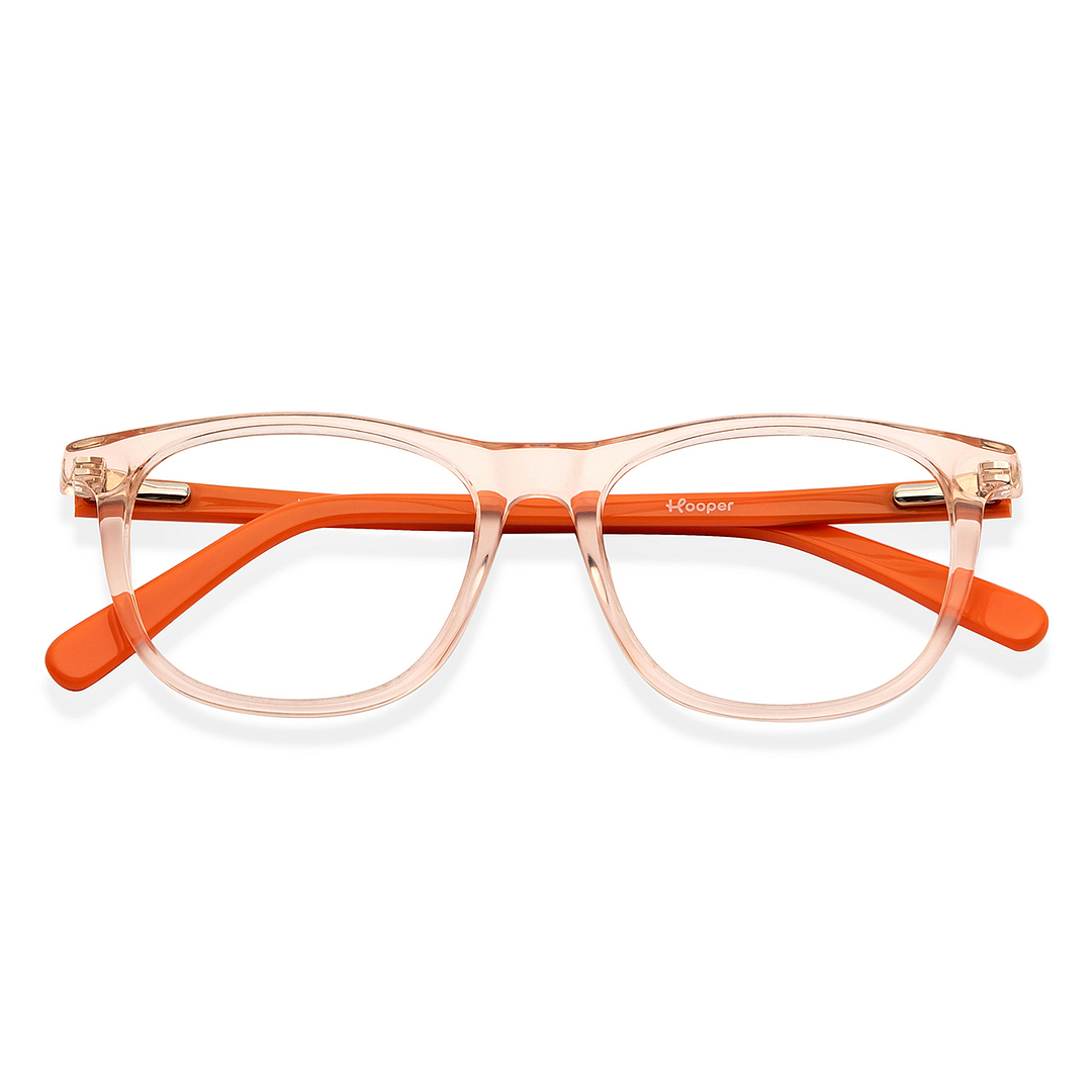 Hooper Online Pink Full Rim Rectangle left side