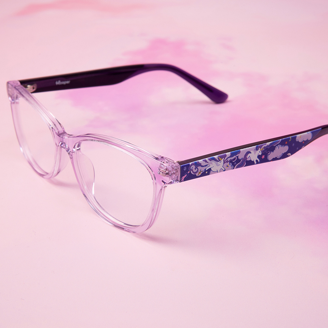 Hooper Online Purple Full Rim Cat Eye right side