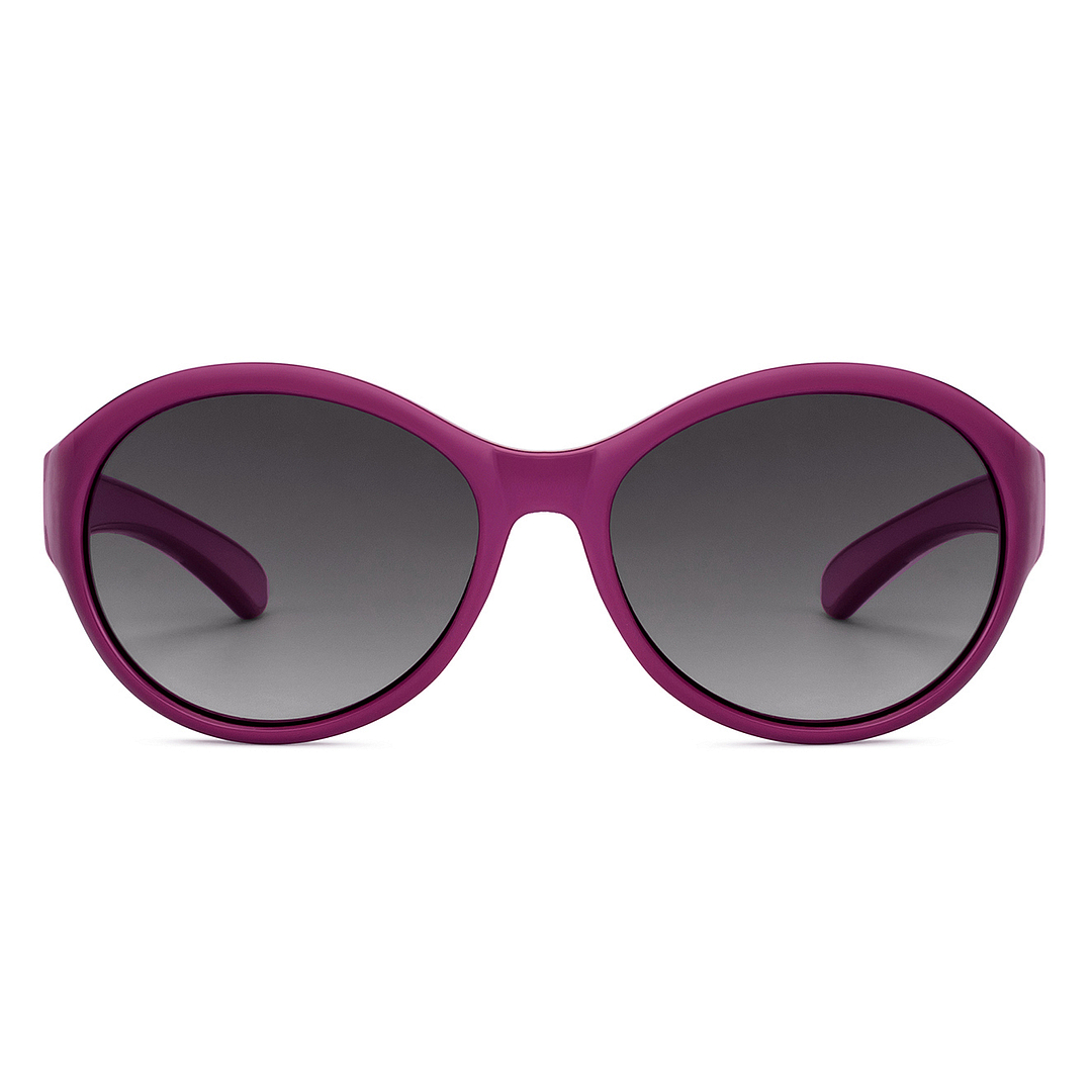 Hooper Purple Full Rim Oval left side