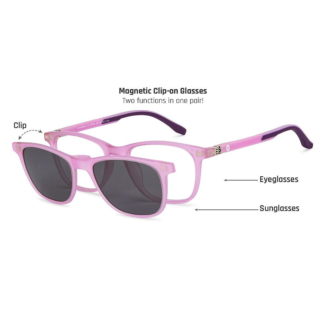 Hooper Online Purple Full Rim Rectangle left side