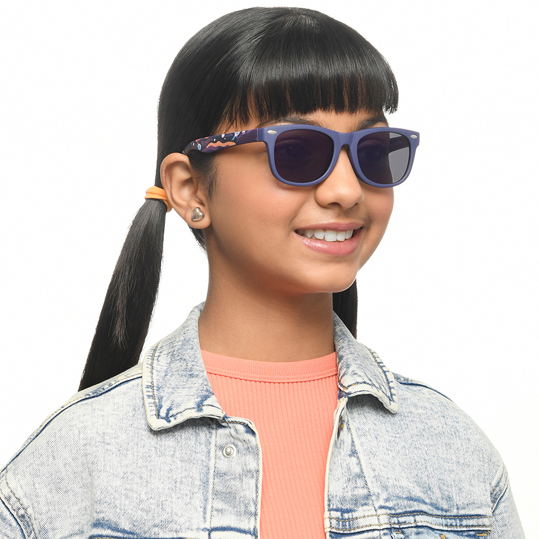 Hooper Black Full Rim Square left side