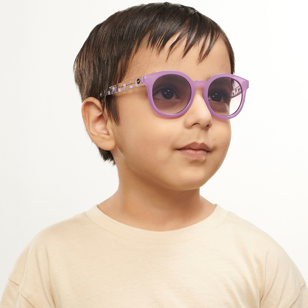 Hooper Purple Full Rim Round left side