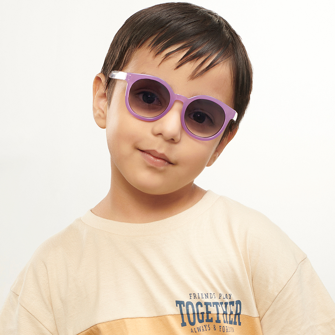 Hooper Purple Full Rim Round right side