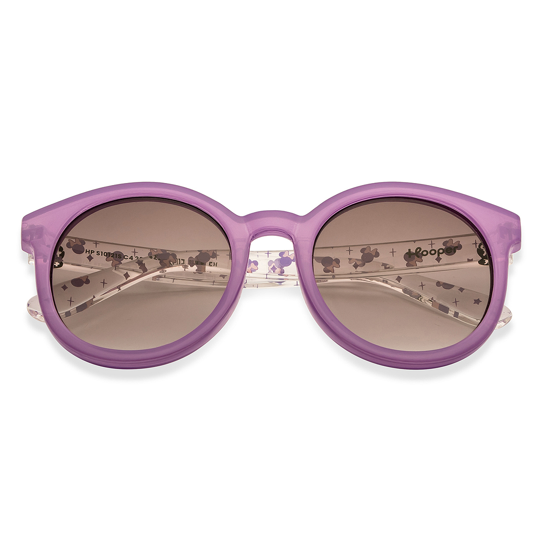 Hooper Purple Full Rim Round left side