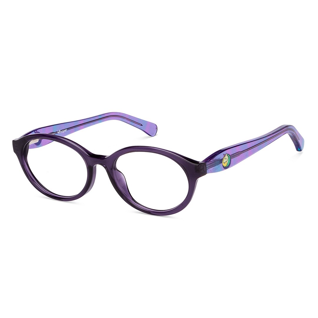 Hooper Online Purple Transparent Full Rim Round right side