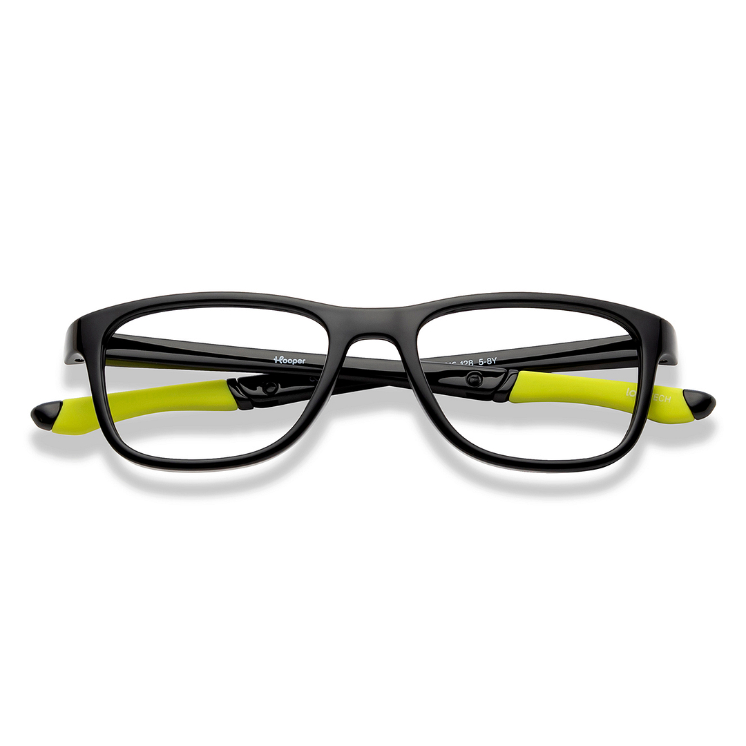 Hooper Online Black Full Rim Rectangle left side