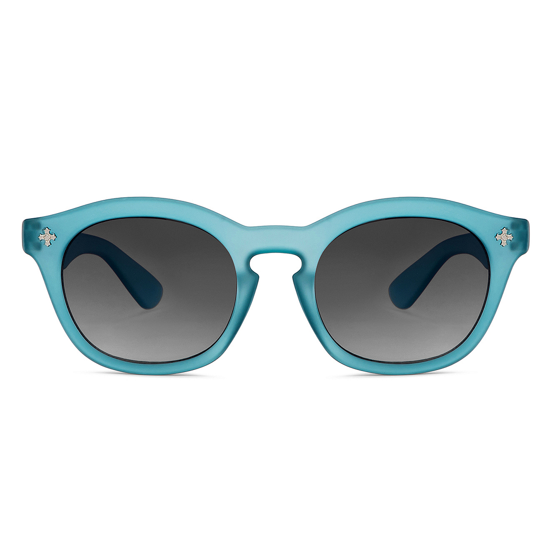 Hooper Sky Blue Full Rim Round right side