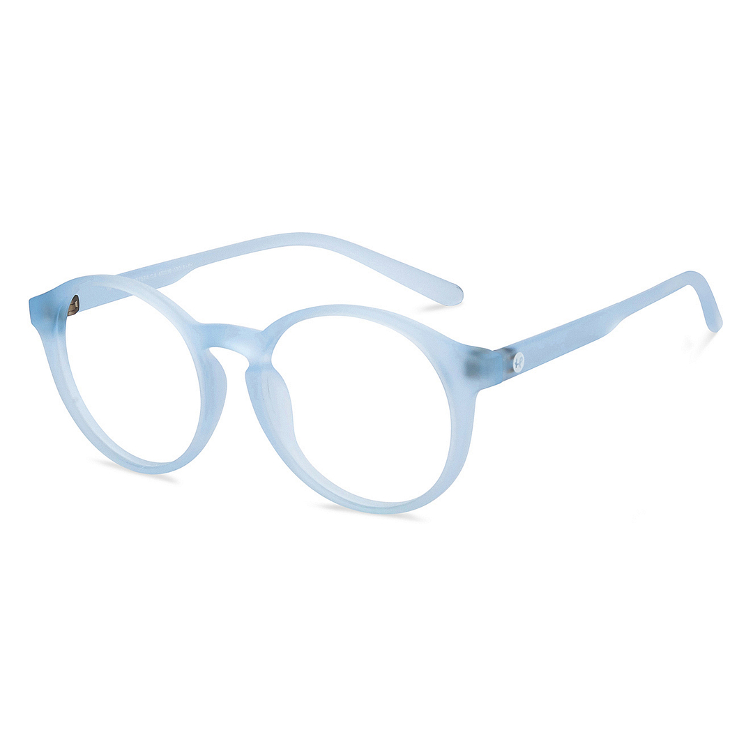Hooper Online Sky Blue Full Rim Round left side