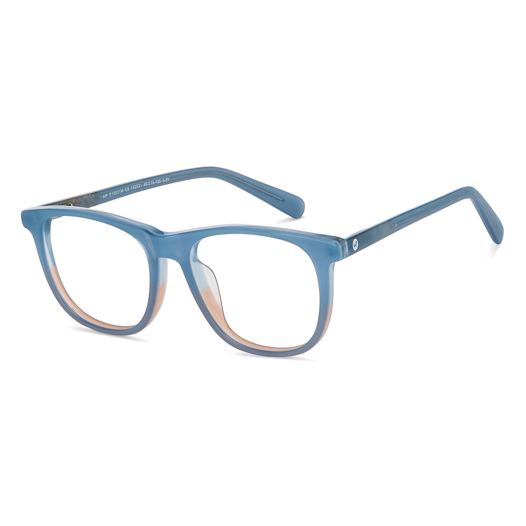 Hooper Online Sky Blue Full Rim Rectangle right side