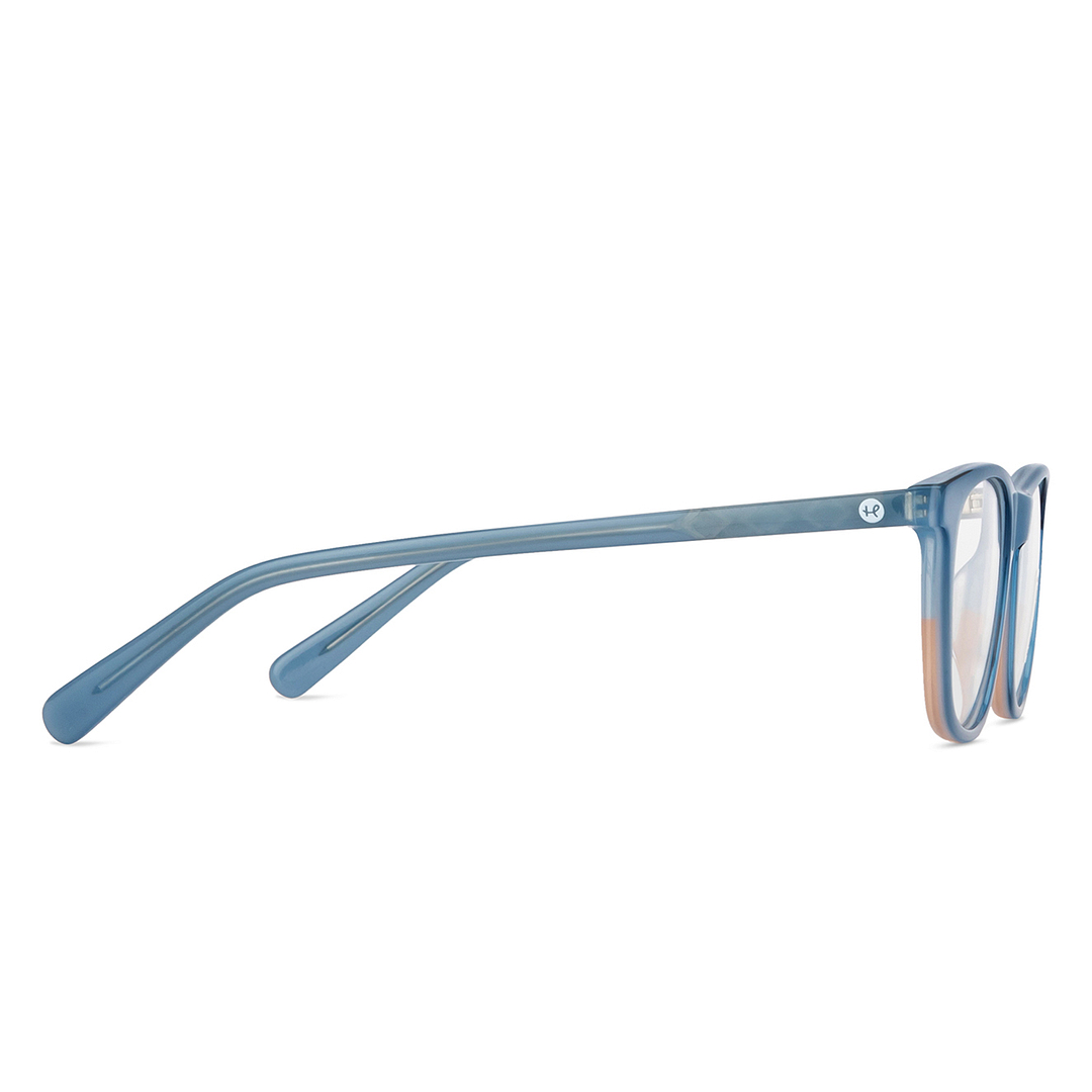 Hooper Online Sky Blue Full Rim Rectangle left side