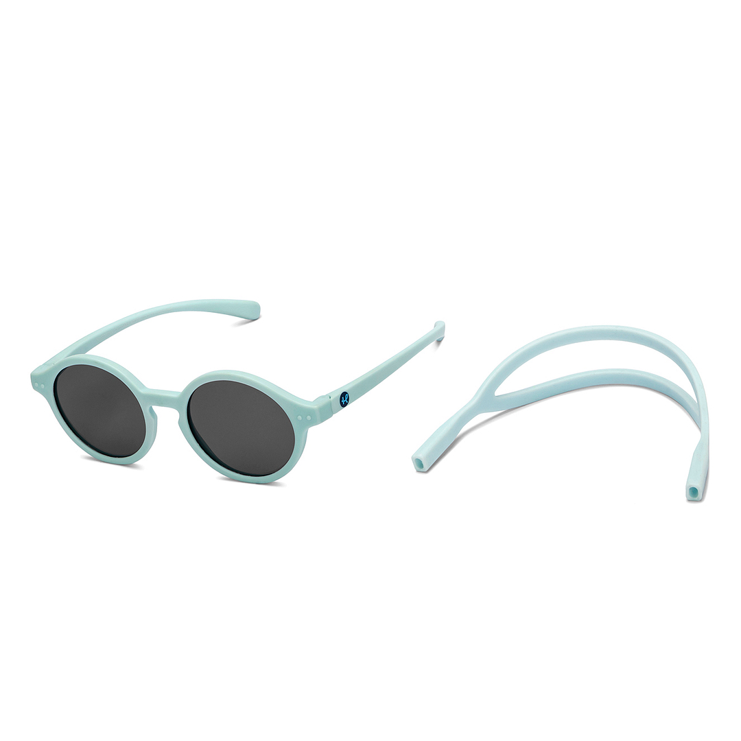 Hooper Sky Blue Full Rim Round right side