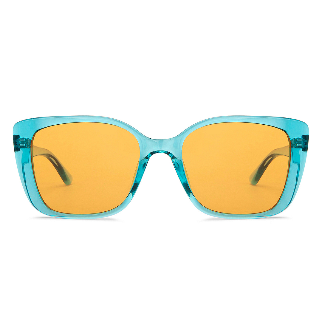 Hooper Sky Blue Full Rim Square right side