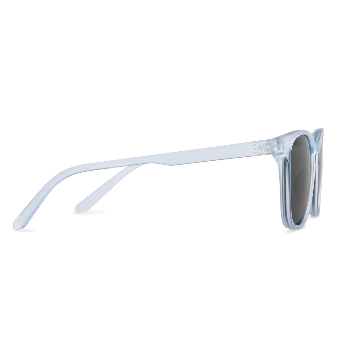 Hooper Sky Blue Full Rim Square left side