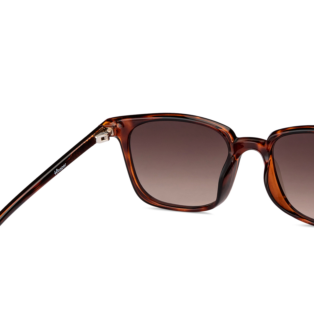 Hooper Tortoise Full Rim Square right side