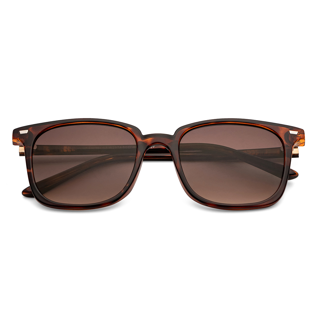 Hooper Tortoise Full Rim Square left side