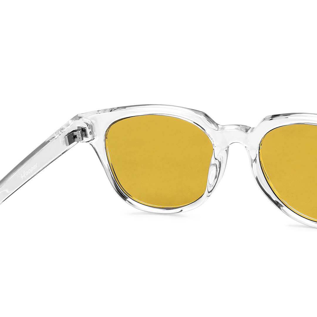 Hooper Crystal Transparent Full Rim Square right side