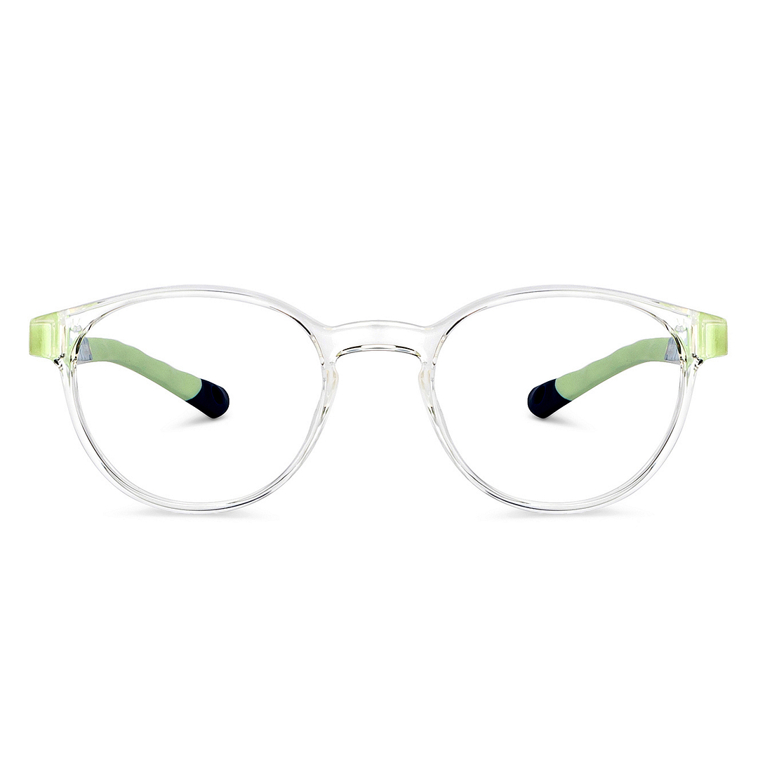 Hooper Crystal Transparent Full Rim Round right side