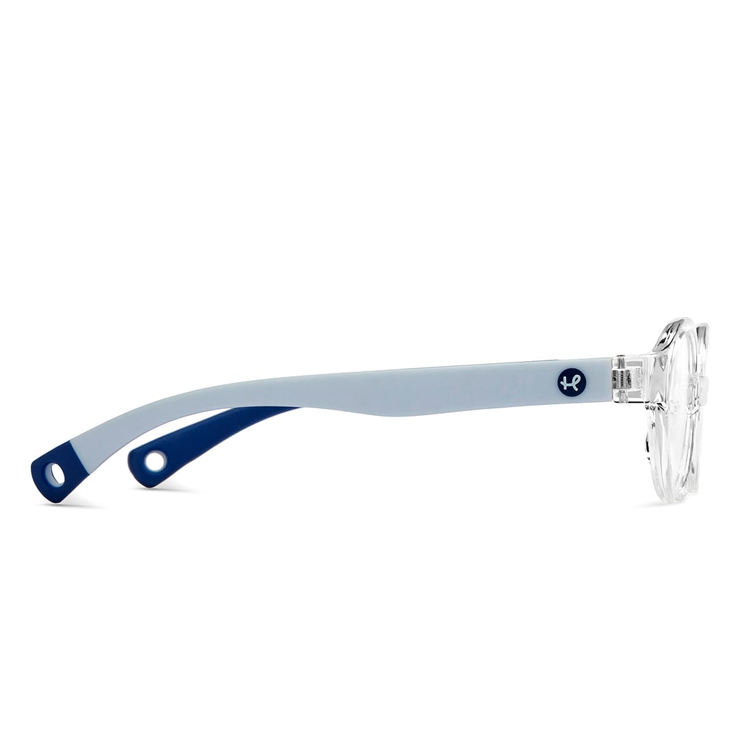 Hooper Online Crystal Transparent Full Rim Round left side