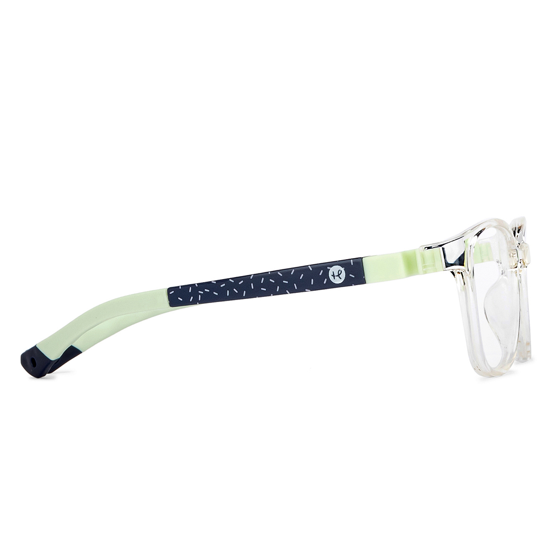 Hooper Online Crystal Transparent Full Rim Rectangle left side