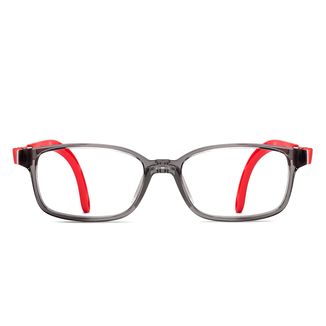 Hooper Gray Transparent Full Rim Rectangle right side