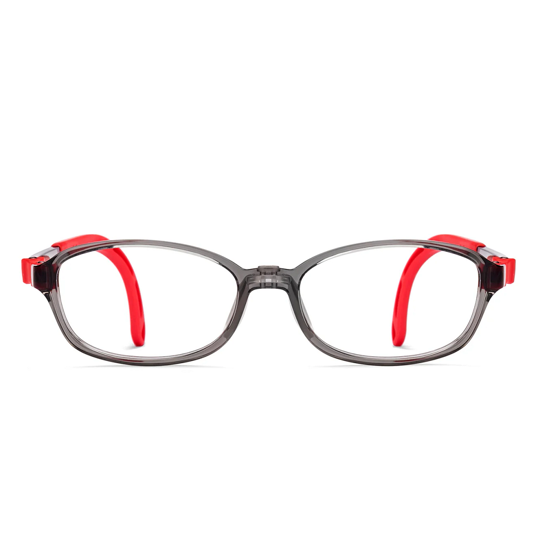 Hooper Gray Transparent Full Rim Rectangle right side
