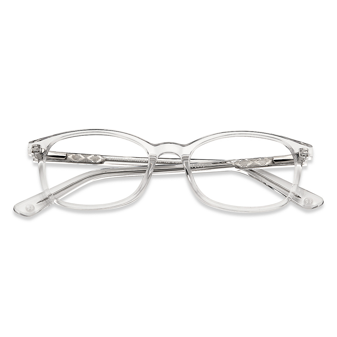 Hooper Online Crystal Transparent Full Rim Rectangle left side