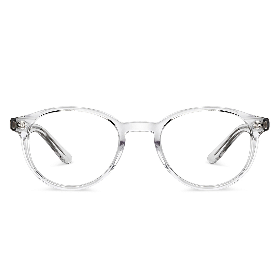 Hooper Online Crystal Transparent Full Rim Round left side