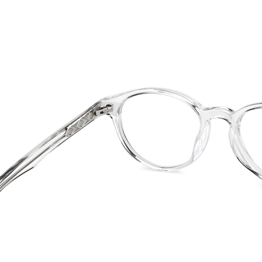 Hooper Online Crystal Transparent Full Rim Round right side